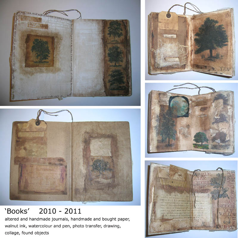 Kate Crossley Gallery - a number of handmade sketchbooks